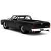 JADA TOYS 1/32 Scale Chevy El Camino 1967 Matte Black Model Car Fast & Furious 10 Collectible Vehicle