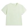 Outdoor CF Quick-Dry Elastic Soft Skin-Friendly Slim Fit Short Sleeve T-Shirt Women Tops White Green ATSW042-2
