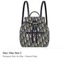 DIOR Cotton Backpack Kids' Beige & Blue M1536RBTZ-M962