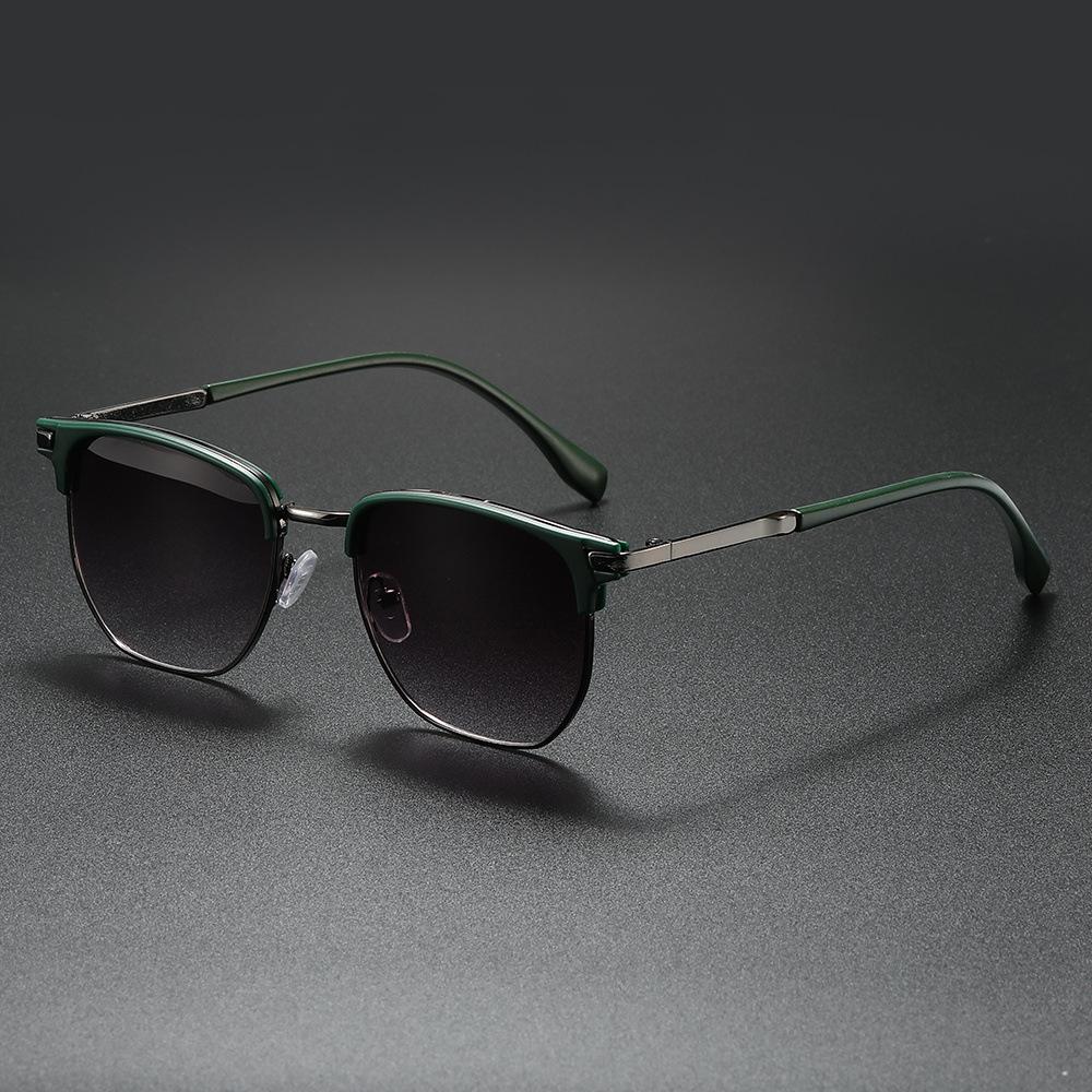 Non-polarized Vintage Square Sunglasses Women Men Metal Frame Sun Glasses Female Eyewear