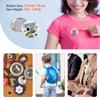 VEVOR 500 Sets 1.25 inch 32mm Pin Back Button Parts, DIY Round Button Badge Parts, Set Includes Metal Top, Plastic/Metal Button, Clear Film