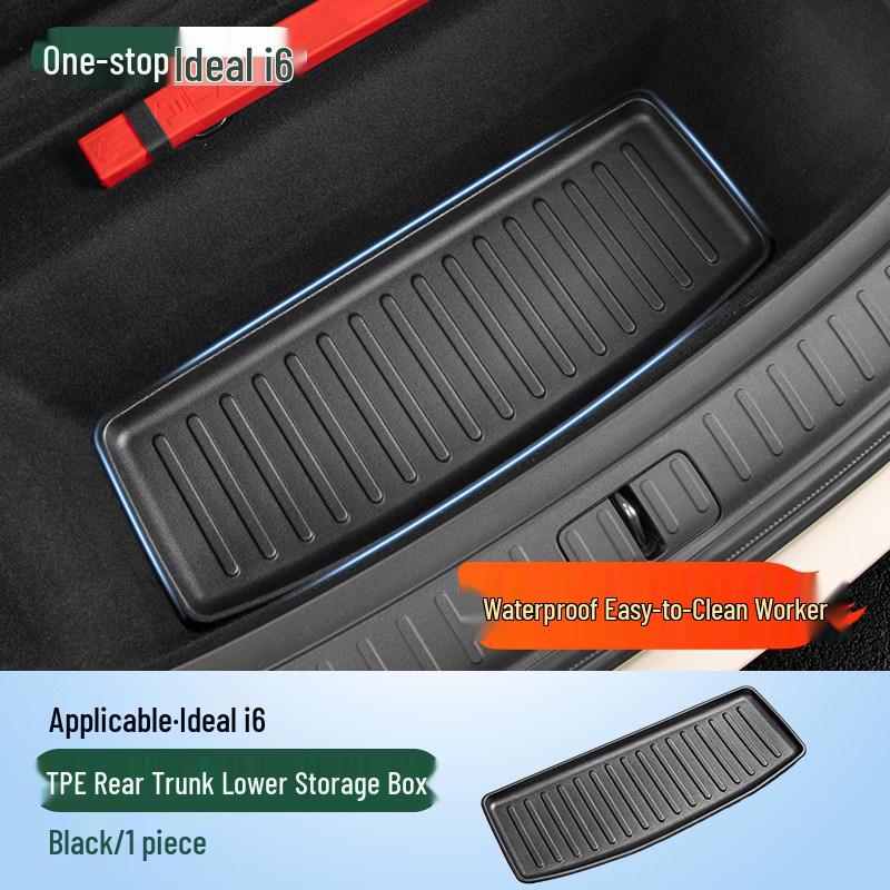 

Ideal i6/i8 Trunk Mat: TPE Full Surround, Waterproof, Wear-Resistant Car Accessory