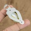Birthday Gift For Her Natural Mother Of Pearl Gemstone Pendant 925 Silver