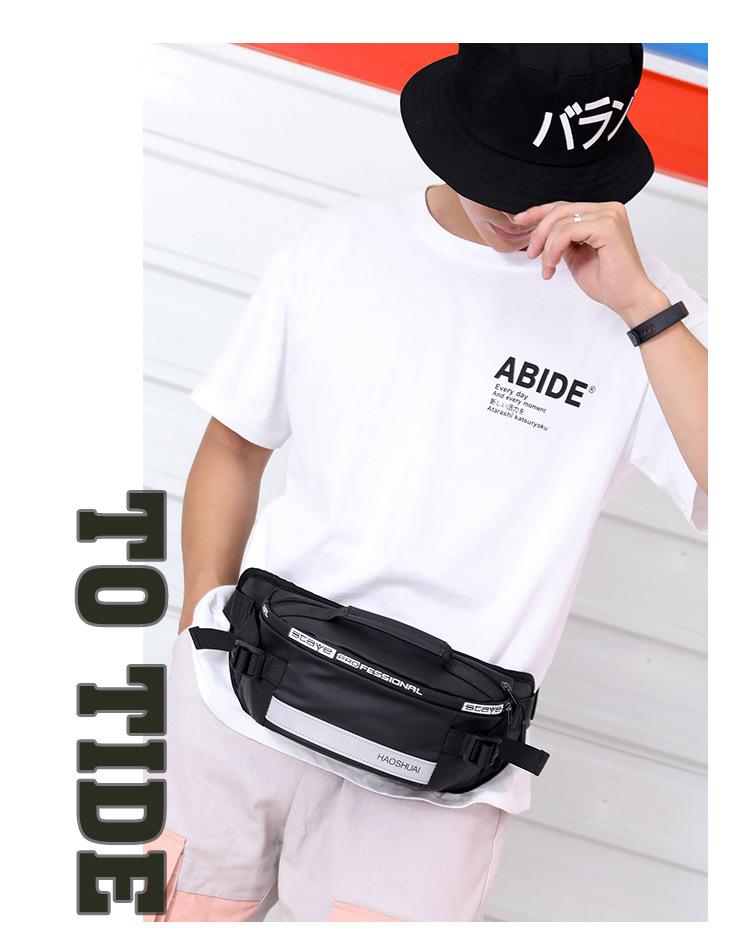 New Fashion Reflective Anti-Theft Waist and Chest Bag for Outdoors & Running