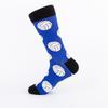 Men's Trendy Long Cotton Jacquard Socks: Autumn/Winter Ball Series