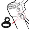 2x Motorcycle Tie Down Strap Stainless Steel Multi-Purpose Strapping Hook Rings For Dirt Bike ATV UTV Trailers Truck Accessories