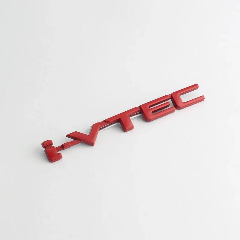 3D Metall Buchstaben I VTEC Logo Heckklappe Kofferraum Emblem Abzeichen Aufkleber für Honda Civic Accord City Jazz CRV Insight Aufkleber
