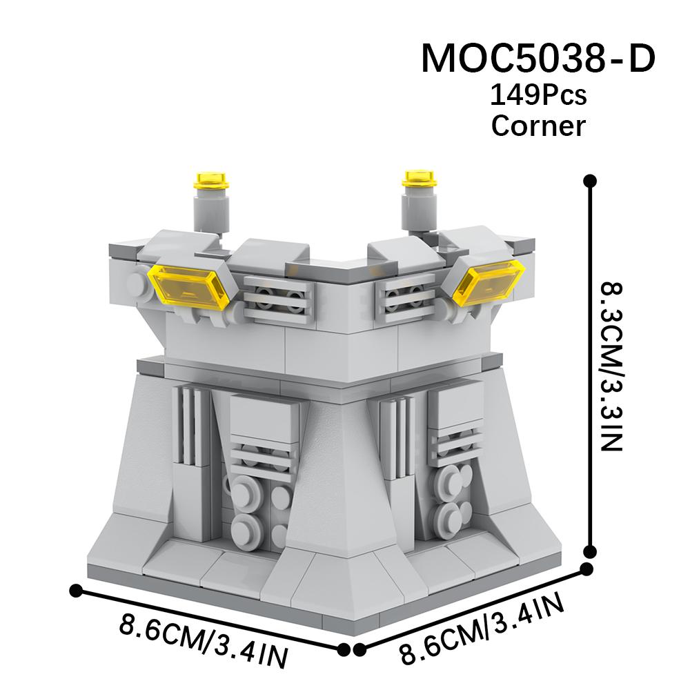 MOOXI WW2 Modern Military Architecture MOC Model Bricks DIY Diorama Adult Children Toy Building Blocks Set Montessori Gift Model