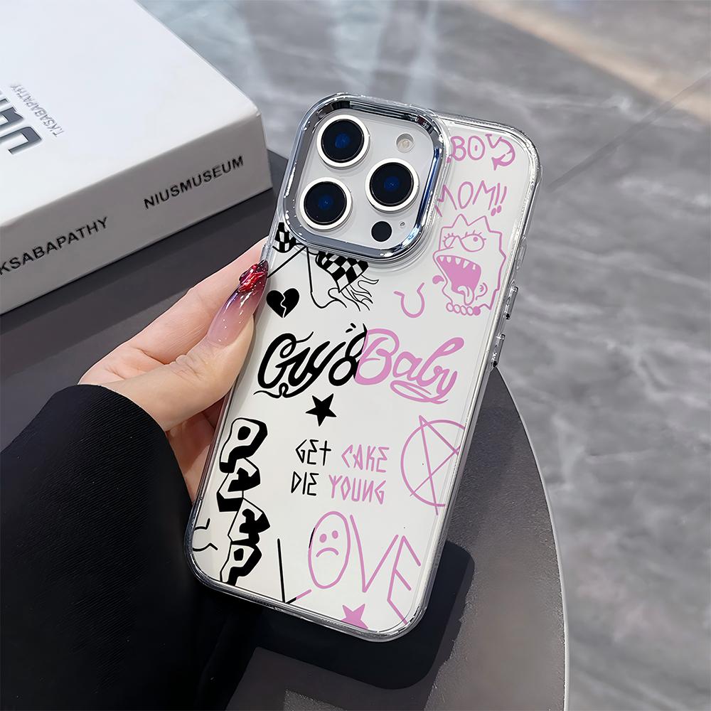 Luxus Graffiti Rapper Lil Peep Hell Boy Handyhülle für iPhone 17 16e 16 15 14 13 12 11mini Pro Max X XR XSMAX 8 Air Plus Hülle