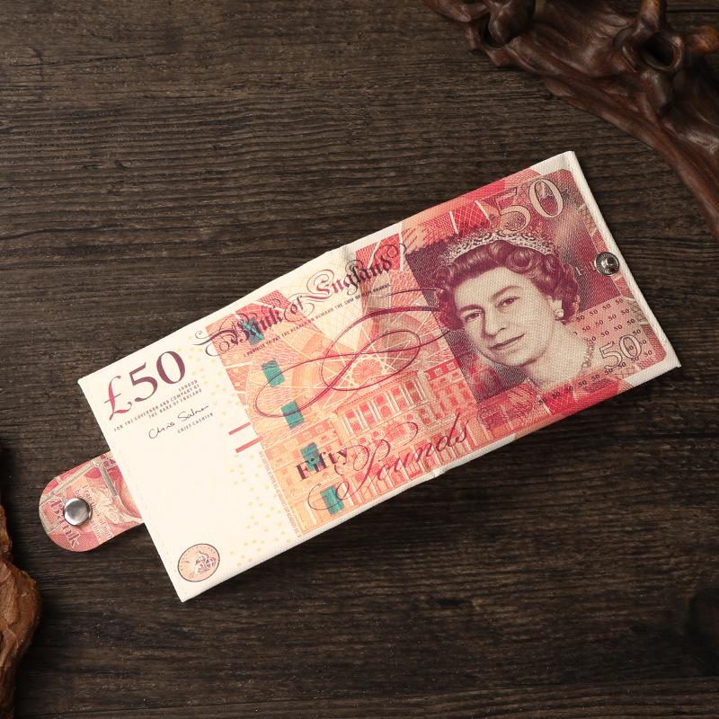 Portofel creativ din pânză pentru monede și suport pentru carduri pentru bărbați și femei