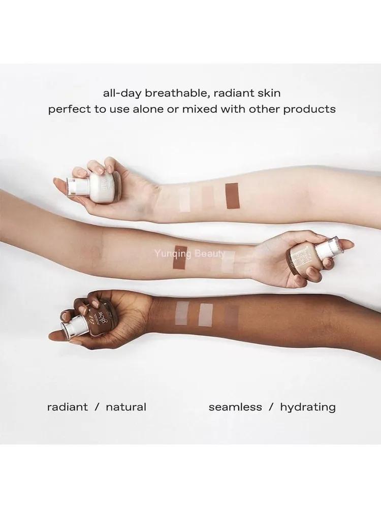 Primer glow Makeup glow with light texture, moisturizing and brightening # One