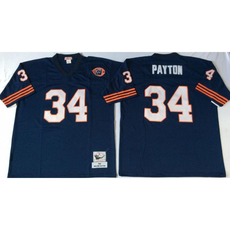 Chicago Bears Retro NFL Football Jersey Mens Embroidered Team Sports Fan Apparel