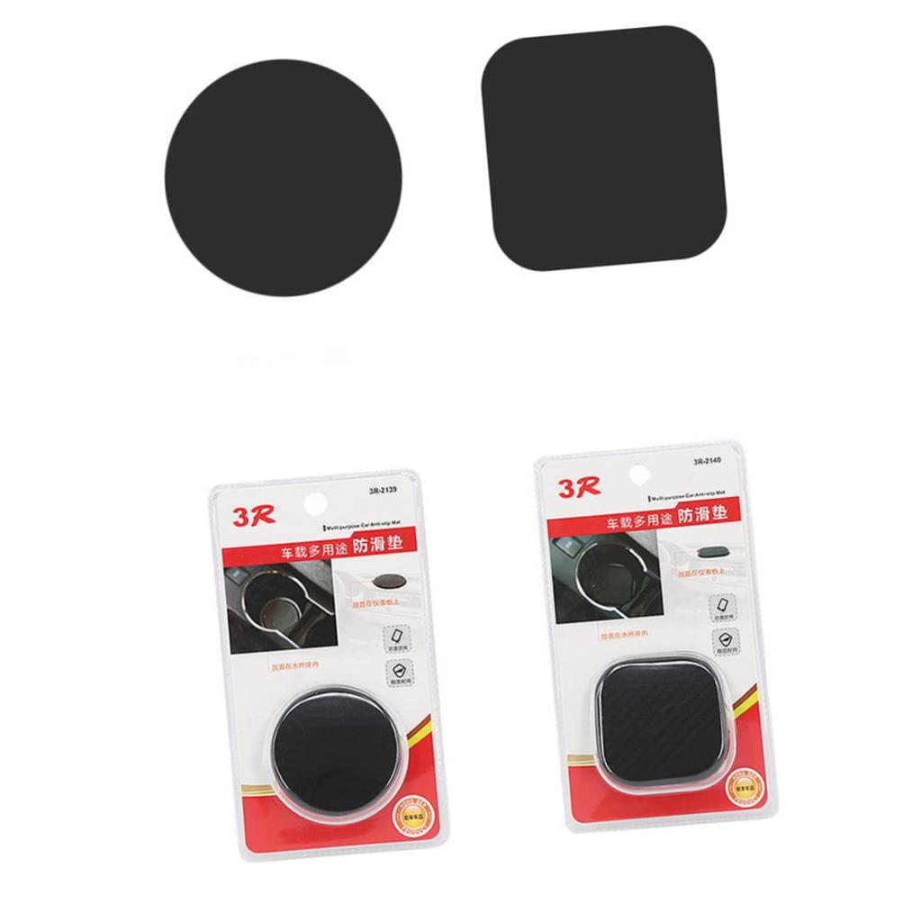 ABOOFAN 4pcs Car Coaster Cup Holder for Drink Travel Decoration Silicone Coaster Car Cup