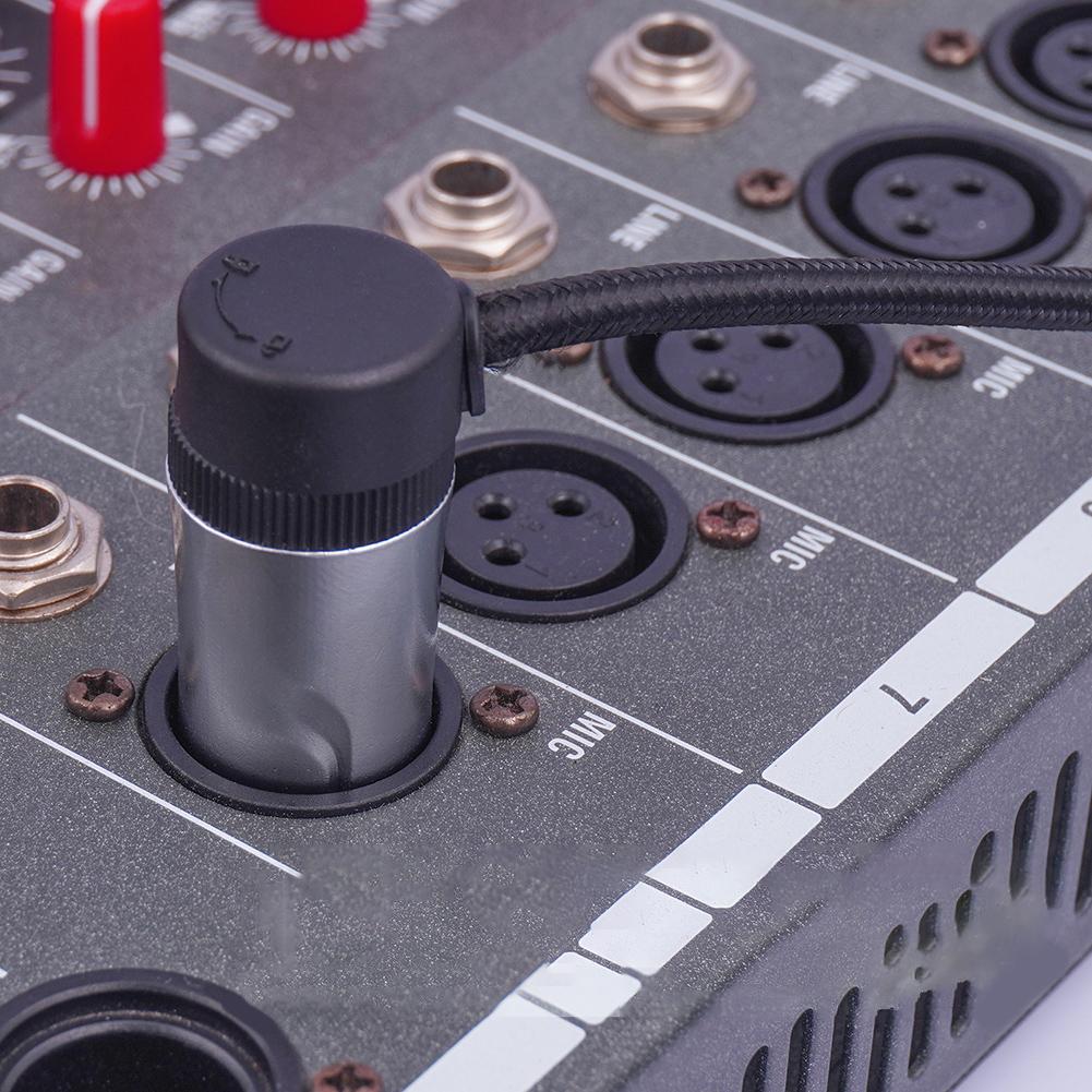 Male/Female Compact XLR Microphone Solder Adapter Gold Plated XLR Connector Plug Audio Mic Microphone DMX Plug Jack Socket