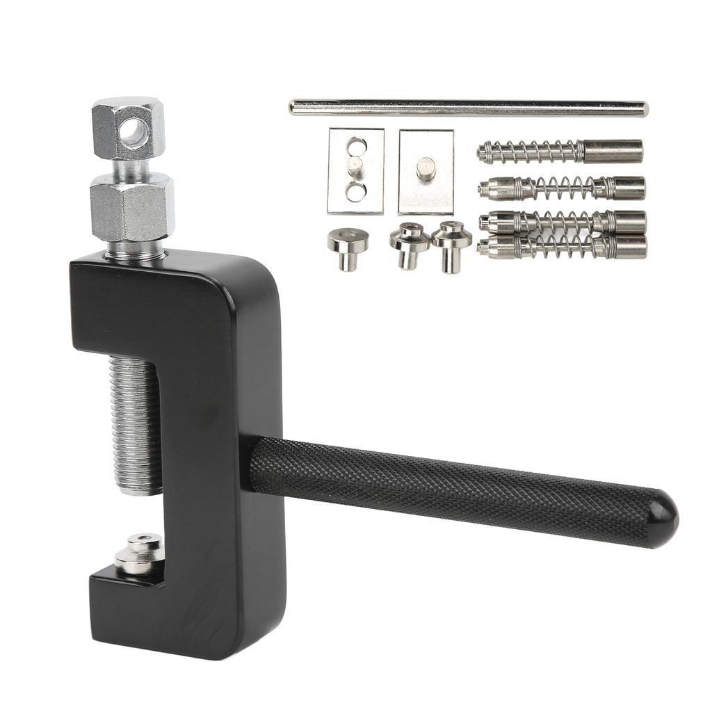 Chain Breaker Universal Motorcycle Chain Cutter Breaker Riveting Tool Set with Storage Box for ATV Dirt Bike Chain Cutter