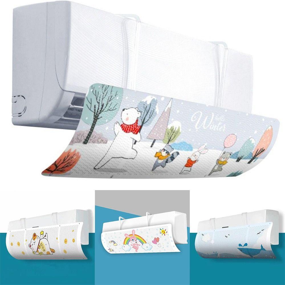 Blow-Proof Wind Guide Cover Universal Adjustable Deflector Outlet Baffle Air Conditioner Outlet