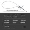 Veterinary Stainless Steel Pig Restraint Device with Switch and Muzzle Rope