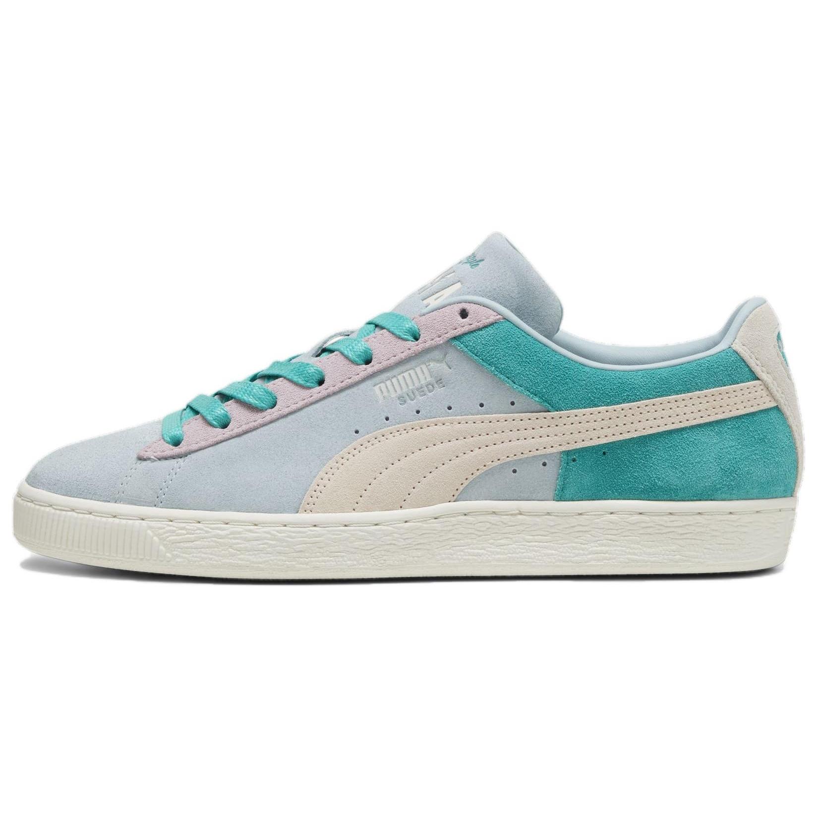 PUMA Suede Iconix  Grape Mist Sparkling Green  Men s 395782-01 EU 35.5