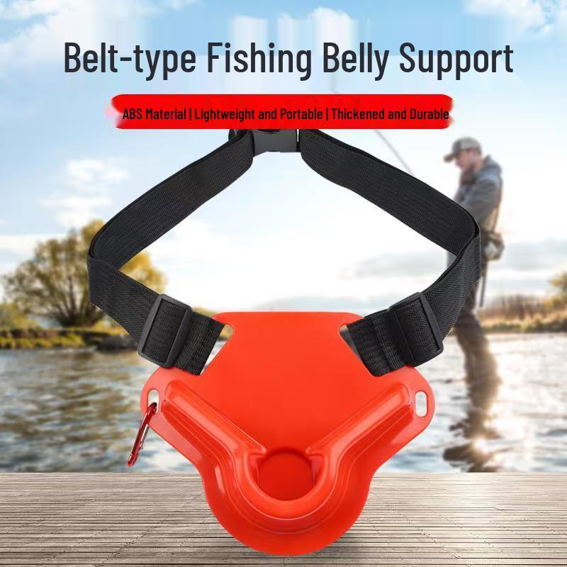Fishing Rod Holder Waist Belt - Belly Support & Rod Tip Strength Device for Sea Fishing