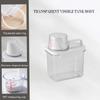 2300Ml Airtight Laundry Detergent Powder Storage Box Container with Lids Grain Storage Jar Bleach Storage Container with Labels