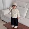 Children's clothing winter new children's clothing baby thickened warm clothes boys fleece sweater set