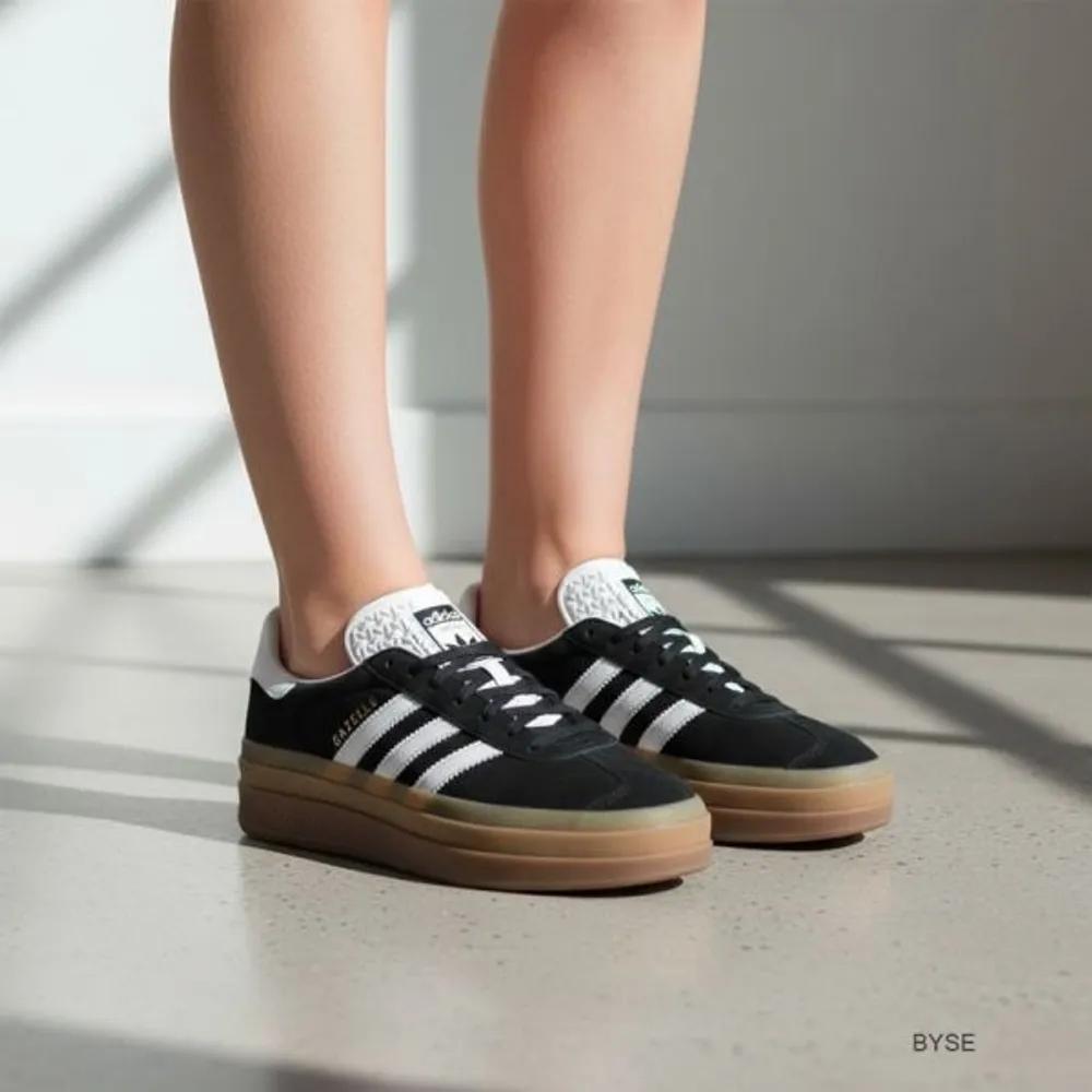 Adidas Gazelle Bold Core Black Cloud White Sneakers 471659