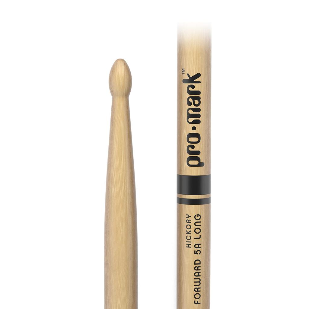 PROMARK Hickory Wood Tip Drumsticks, 5AL, TX5ALW (419 X 14mm)