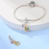 Art Oil Painting Bracelet DIY Bead Drip Pendant Famous Artwork Vintage Literary Accessory