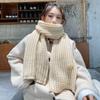 Vintage Soft Warm Winter Thicken Autumn Women Scarves Knitted Scarf Korean Long Shawls Solid Color