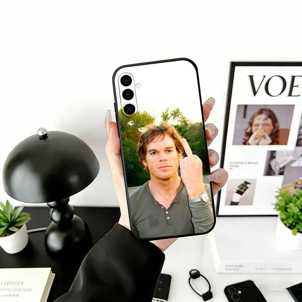 Movie D-Dexter M-Morgan Phone Case Black Silicone Soft For Samsung Galaxy A73,A72,A71,A70,A53,A52,A51