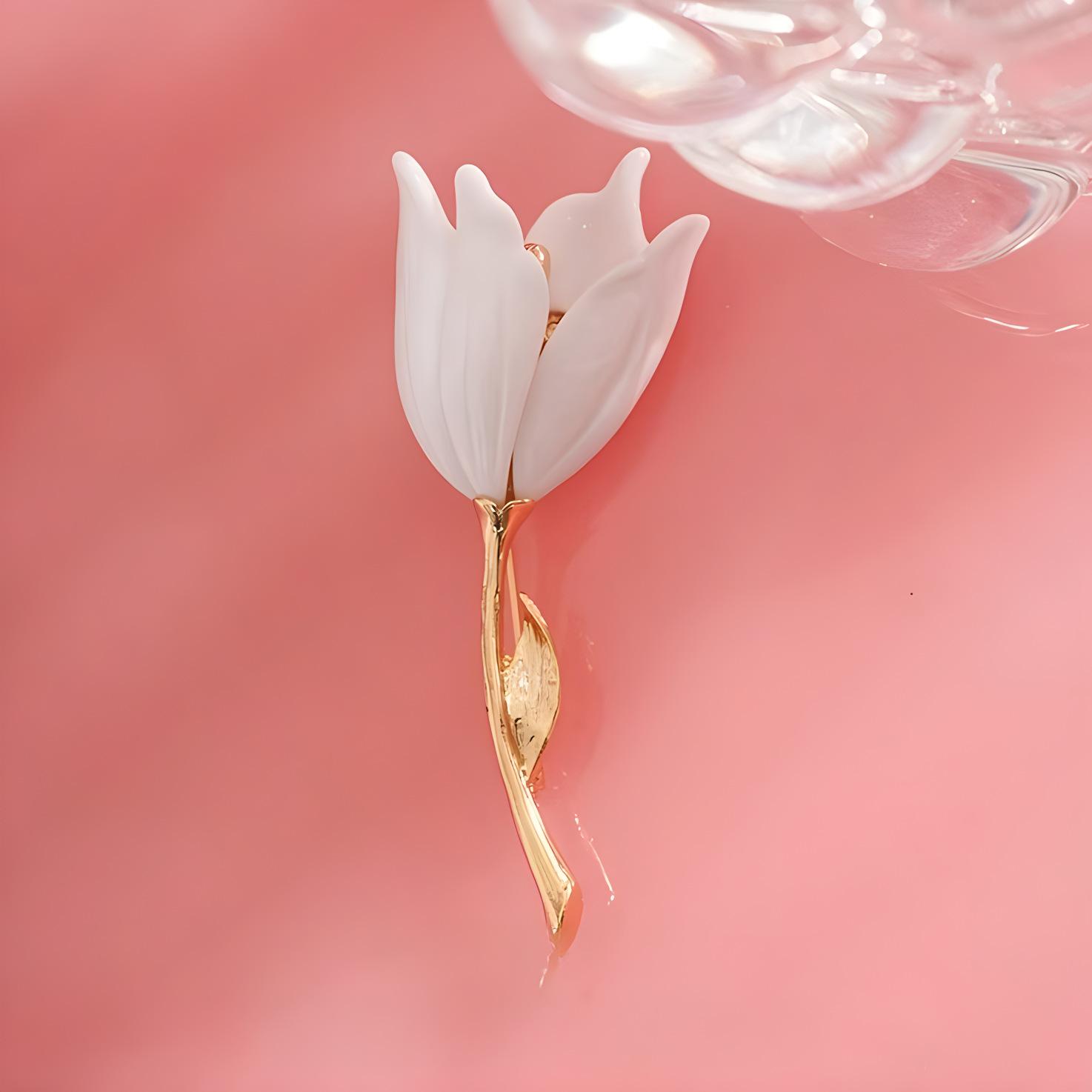 

Брошь «Магнолия» Высококачественная женская изысканная и элегантная брошь-булавка Дизайн Sense Niche Pin Аксессуары для пальто и костюма