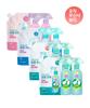 Cotton Foot Lasst uns eure Füße waschen Fußshampoo 385ml x 2 + Nachfüllpackung 500ml (Wählen Sie 1: Zitrone/Grapefruit/Kühlend/Seife)