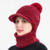 Winter Womens Knit Headgear With Ear Cover And Neck Warmth For Outdoor Activities