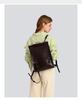 Britischer Stil Rucksack College-Student Retro Pendler Lederrucksack Mode Unisex Lässige Klappe Laptoptasche Reise Schultaschen