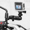 Metal Motorcycle Bicycle Camera Holder Handlebar Mirror Mount Bike Bracket for  9 8 Action Camera Accessories