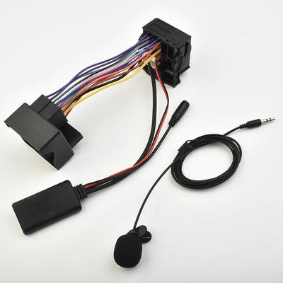 Bluetooth 5.0 AUX-in Music Adapter MP3 Harness Cable MIC For BMW E64 E60 E66 E80 E81 E82 E90 MA2266 High Quality