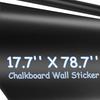Blackboard Wall Stickers Blackboard Wallpaper Contact Paper Roll Self-adhesive DIY Reusable Erasable Blackboard (Customizable)