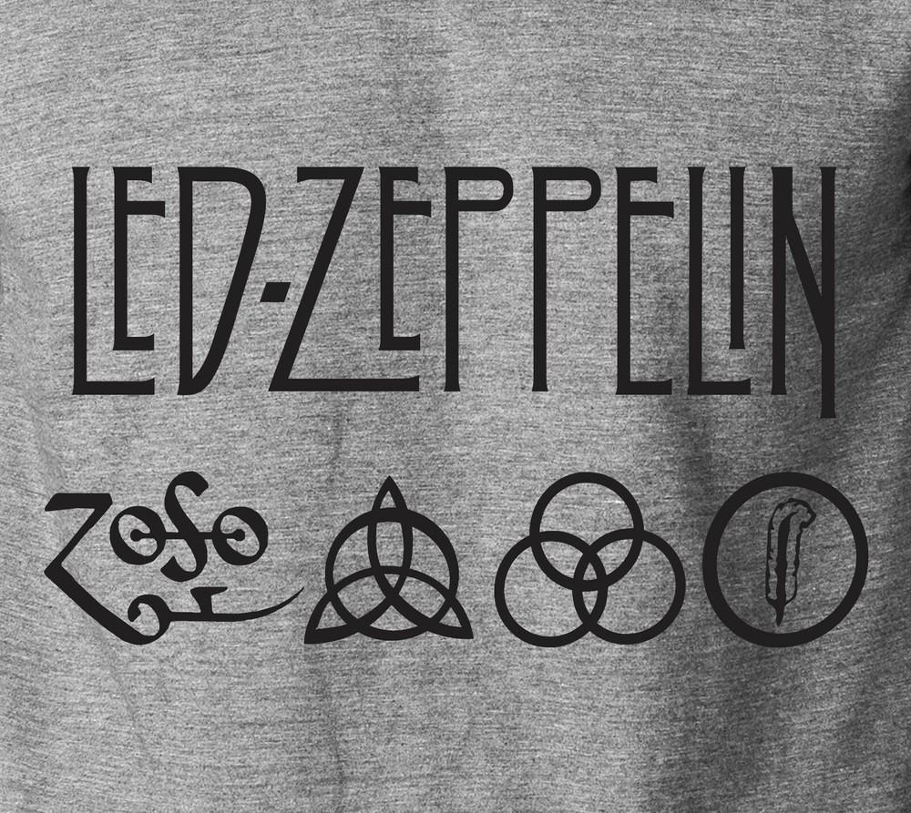 LED ZEPPELIN Классическая Рок-группа S-6XL Хлопковая Футболка Унисекс S