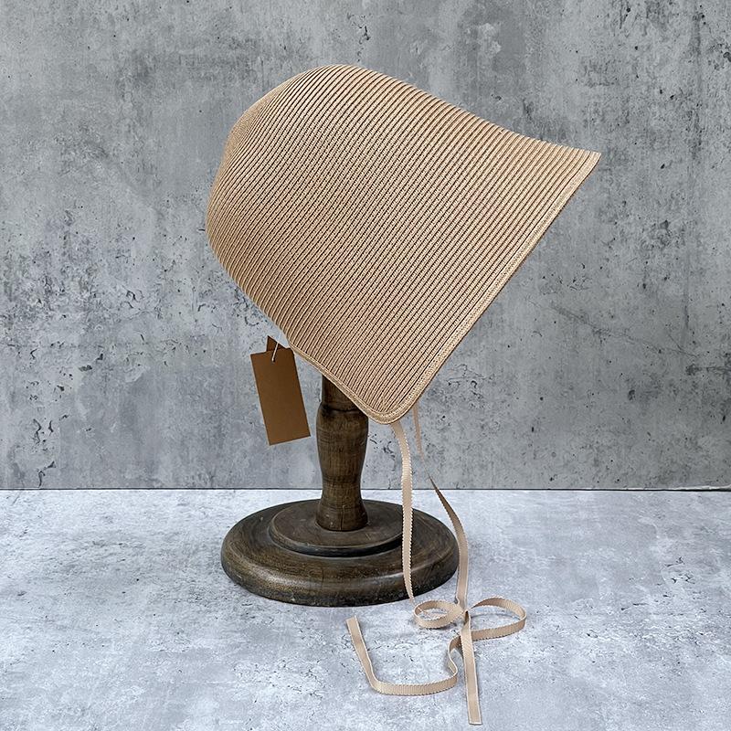 Lightweight Upgraded Version Of Fine Papyrus Loli Hat Outdoor Travel Sunshade Big Edge Straw Hat Women'S Summer Foldable Bucket Hat