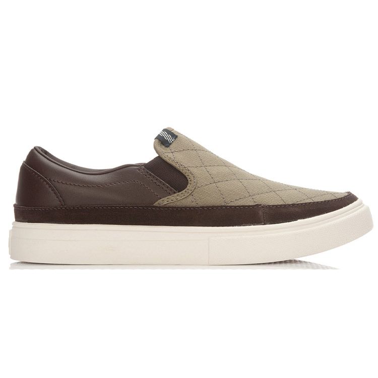 Li-Ning Comfortable Daily Wrap Warm Non-Slip Low-Top Skate Shoes Men Sneakers Charcoal-Brown GLKL005-2