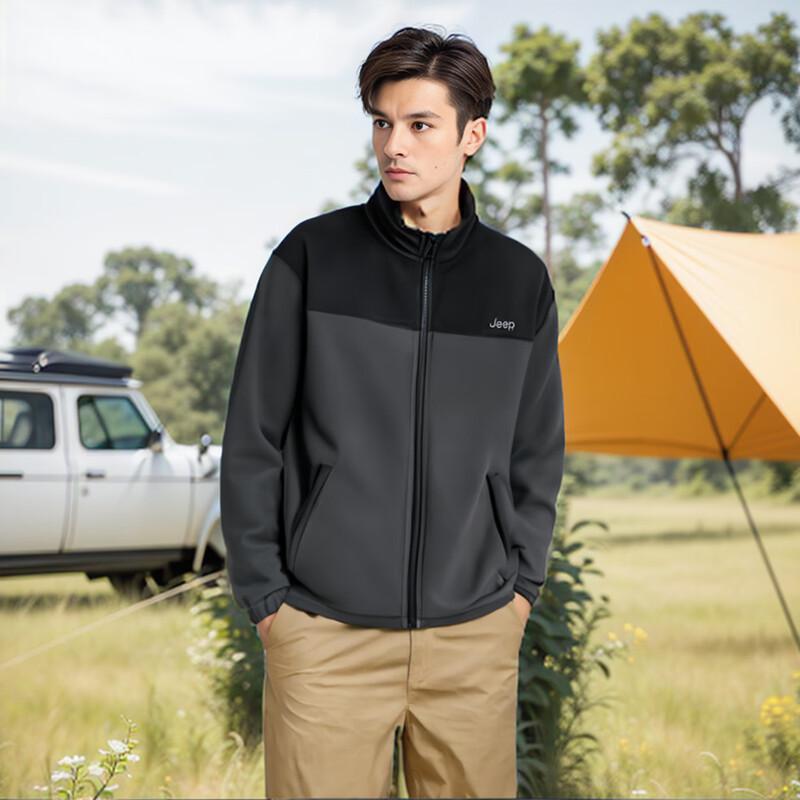 JEEP Men's Soft Casual Winter Zipper Jacket