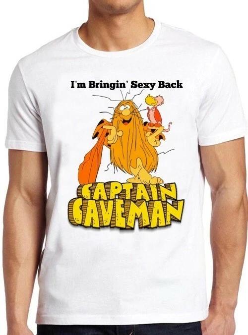 Captain Caveman Animated 80s TV Show Cartoon Kids Cool Gift Tee T Shirt M344 XXXL