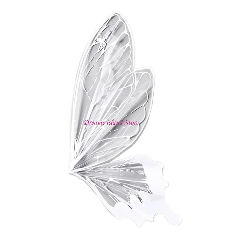 Pack of 40 Butterfly Wing Wrapping Paper Stylish Flowers Packaging Paper Birthday Presents Wrappers Party Supplies HX6C