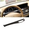 For Mercedes-Benz S-class W221 2008-2012 ABS Car Dashboard Lower Surface Decorative Board Stickers Car Accessories Modification