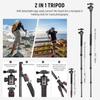 NEEWER 168cm Carbon Fiber Camera Compact and with Ball Quick Shoe and Carrying Ideal for Photography and DSLR Sports and Maximum Load 12kg Tripod,