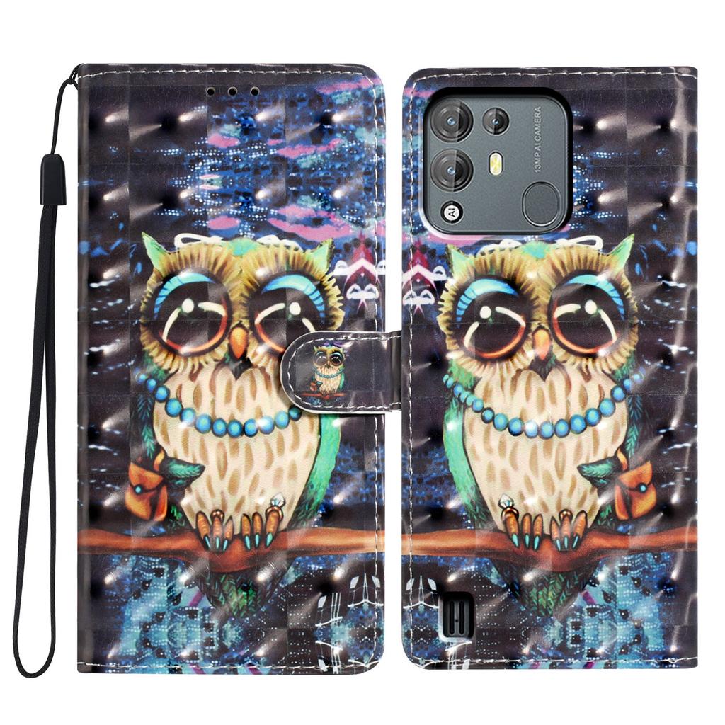 3D Pattern PU Leather Phone Wallet Case for Blackview A53 Pro,Blackview A53,Blackview A55 Pro