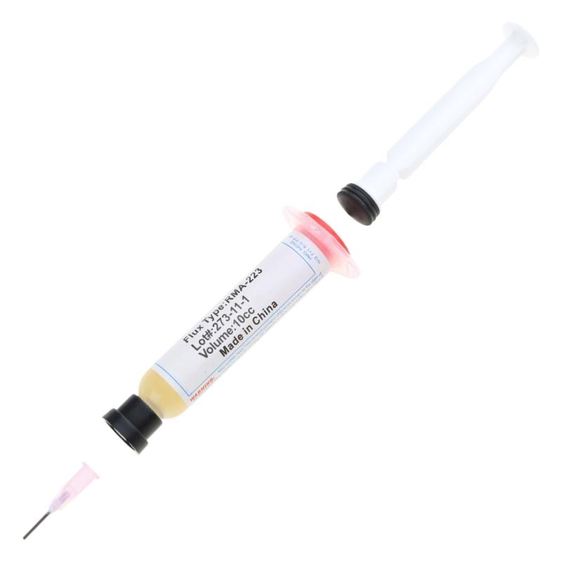 10cc Lead-free Solder Flux RMA-223 for Chips Computer Phone LED for BGA SMD PGA Repair Tool Scaling Powder DIY
