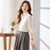 Women's French Style Long Sleeve Commuter Blouse