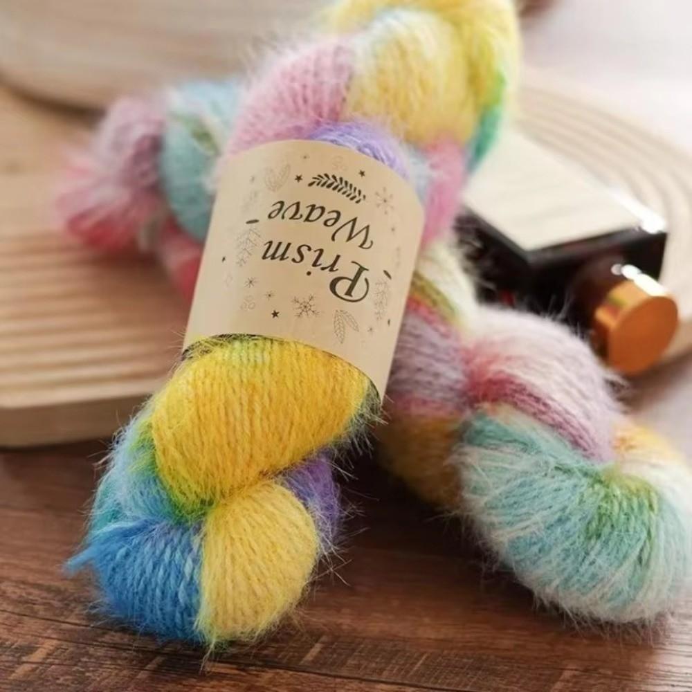 Gradient Color Wool Blend Yarn Blend Material Gradient Knitted Yarn DIY Scarf, Hat, Sweater