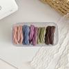 10Pcs High Elasticity Mixed Hair Tape Head Rope Mixed Ponytail Headwear for Children Girl Pink Hair Hoop Hair Rope Seamless